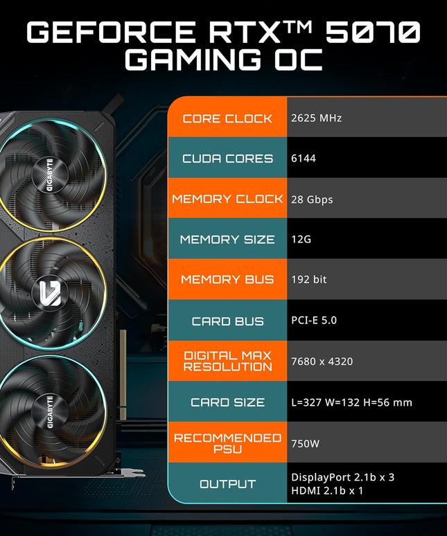 GIGABYTE GeForce RTX 5070