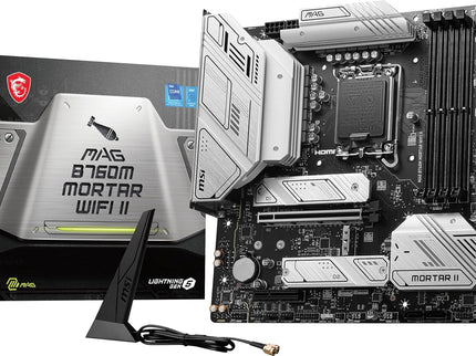MSI MAG B760M Mortar WiFi II Gaming Motherboard