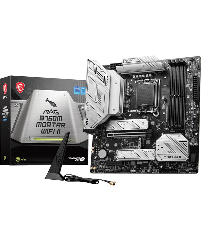MSI MAG B760M Mortar WiFi II Gaming Motherboard