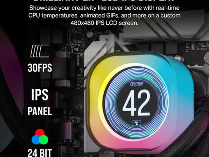 Corsair iCUE Link H170i LCD Liquid CPU Cooler