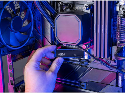 Crucial T705 2TB PCIe Gen5 NVMe M.2 SSD - Up to 14,500 MB/s - Game Ready - Internal Solid State Drive (PC) - +1mo Adobe CC - CT2000T705SSD3