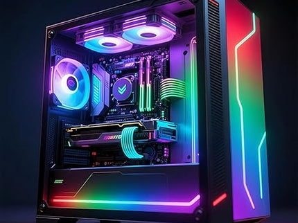 Airgoo 16-Port ARGB Controller – SATA Powered Lighting Hub, SignalRGB/OpenRGB Software, AG-DRGB16