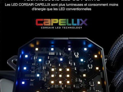 Corsair iCUE H100i Elite Capellix Liquid CPU Cooler for Desktop - White