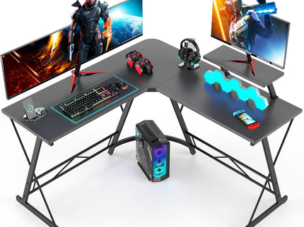 Mr IRONSTONE L-Shaped Gaming Desk