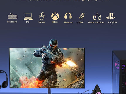 7-Port USB 3.0 Hub, Vertical USB Hub Splitter with RGB Lighting