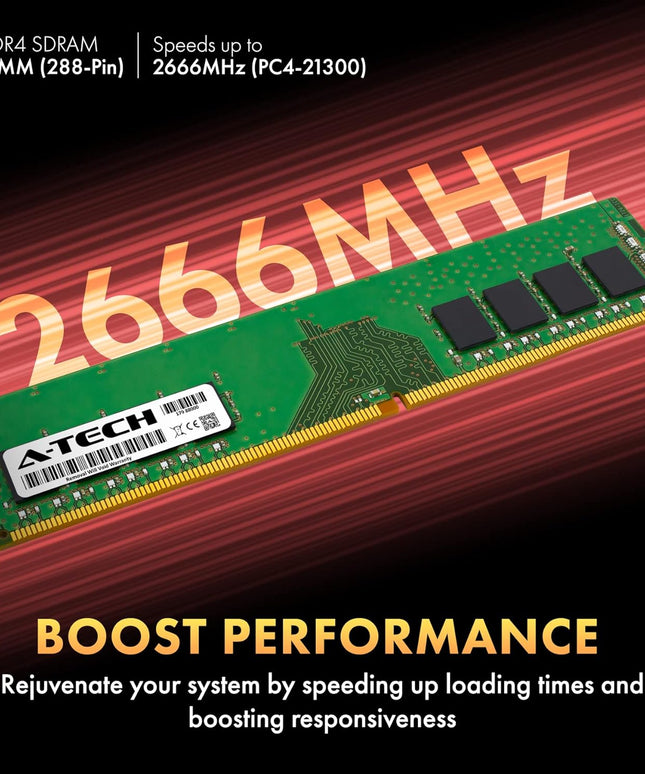 A-Tech 32GB (2x16GB) DDR4 2666 MHz
