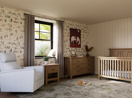 B14560DF,Monogram by Namesake,Emory Farmhouse Nightstand in Driftwood