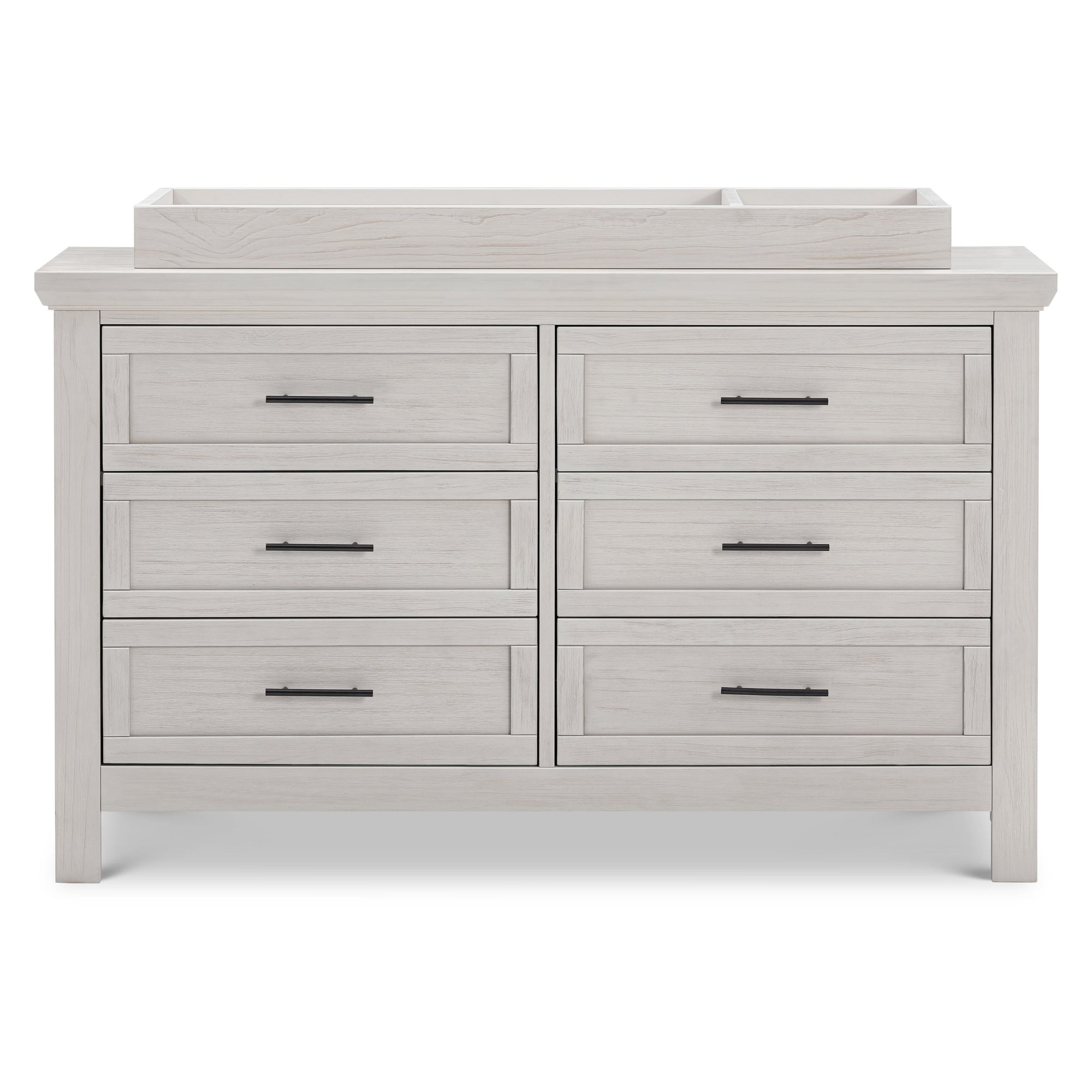 B14516WDF,Monogram by Namesake,Emory Farmhouse 6-Drawer Dresser in White Driftwood