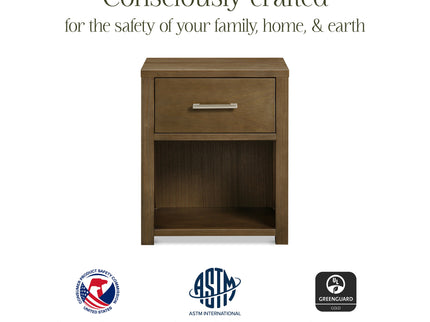 B26460LDF,Monogram by Namesake,Hemsted Nightstand  Assembled in Walnut Driftwood