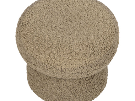 M31585LT,Babyletto Kids,Mini Mushroom Pouf in Latte Teddy Loop
