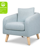 Heathered Blue with Light Wood Feet