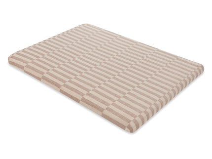 T30633,Babyletto,Cocoa Stripe Muslin All-Stages Midi Crib Sheet in GOTS Certified Organic Cotton