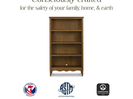 M7114NL,Namesake,Liberty Assembled Bookcase in Natural Walnut