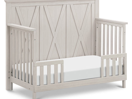 B14501WDF,Monogram by Namesake,Emory Farmhouse 4-in-1 Convertible Crib in White Driftwood