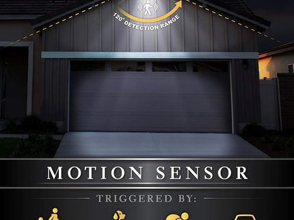 9-LED Solar Motion Sensor Security Light