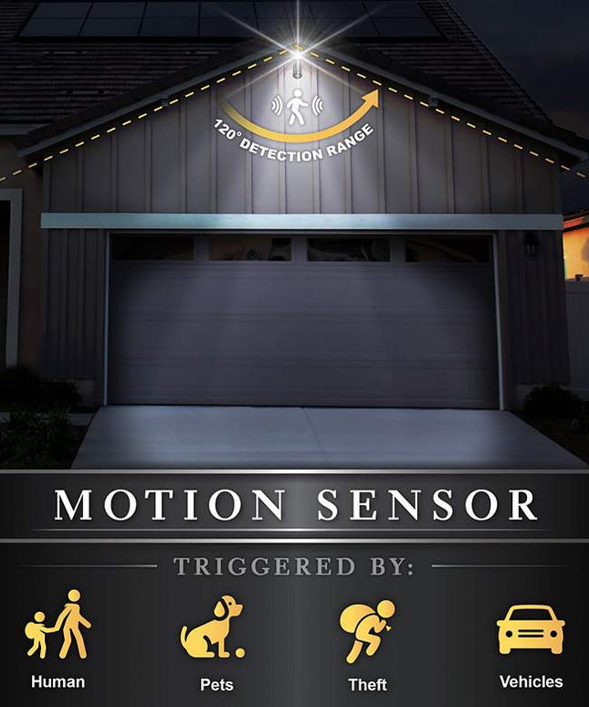 9-LED Solar Motion Sensor Security Light