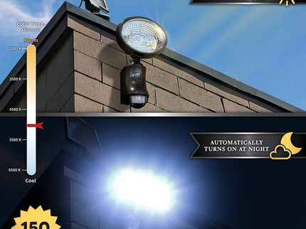 9-LED Solar Motion Sensor Security Light
