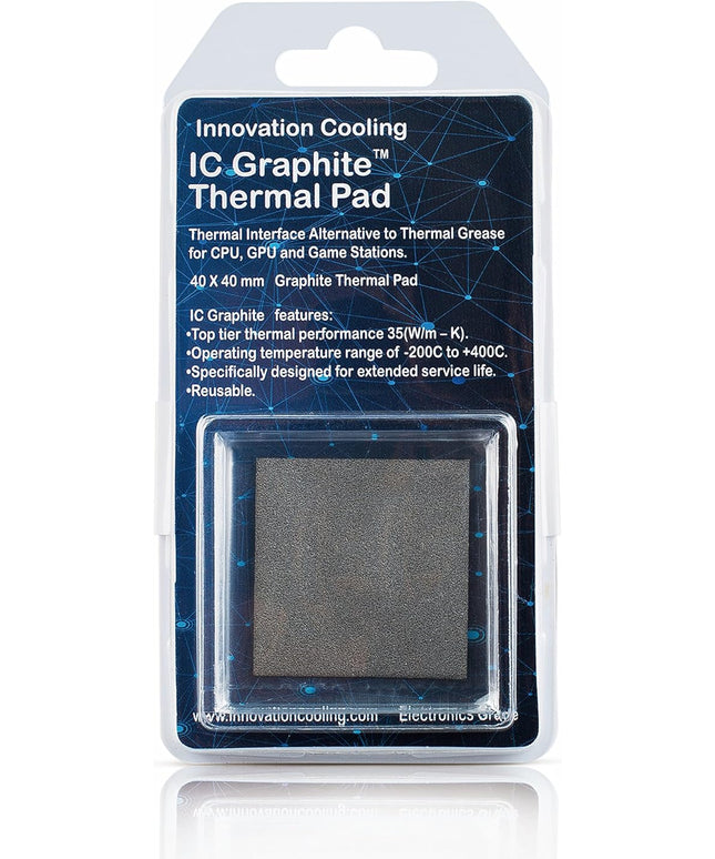 Graphite Thermal Pad – Permanent Replacement for Thermal Paste/Grease (40 X 40mm)