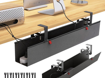 Under-Desk Cable Management Tray