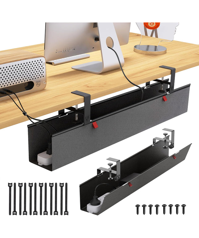 Under-Desk Cable Management Tray