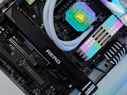 Corsair iCUE H100i Elite Capellix Liquid CPU Cooler for Desktop - White