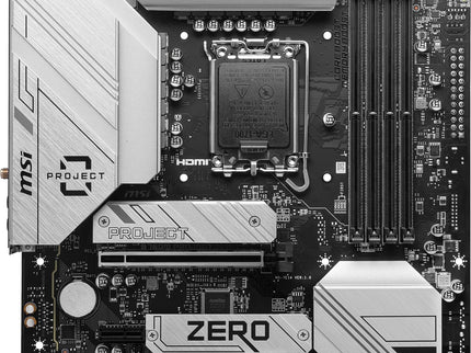 MSI B760M Project Zero Gaming Motherboard