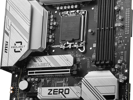 MSI B760M Project Zero Gaming Motherboard