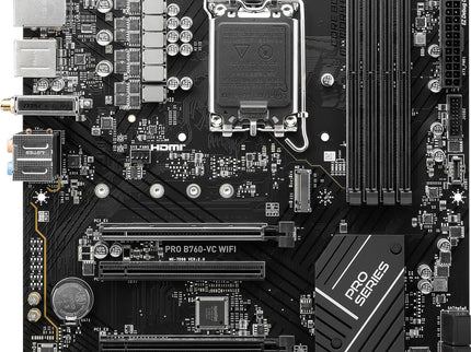 MSI PRO B760-VC WiFi ProSeries Motherboard