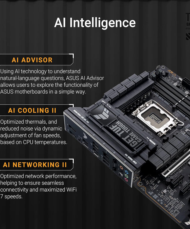 ASUS TUF Gaming Z890-PLUS WiFi Z890 LGA