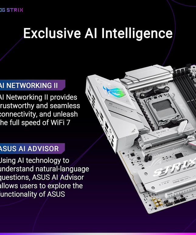 ASUS ROG Strix B850-A Gaming WiFi AMD AM5 B850 ATX Motherboard