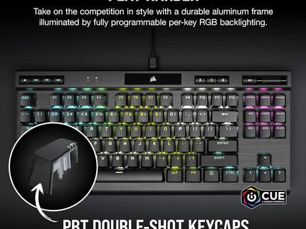 Corsair K70 RGB TKL Champion Series – Optical-Mechanical Keyboard