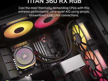 Corsair iCUE Link Titan 360 RX RGB Liquid CPU Cooler