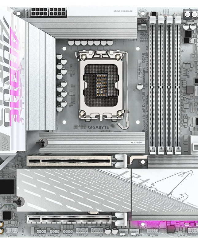 GIGABYTE B860M AORUS Elite WIFI6E ICE Intel Core Ultra