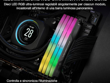 CORSAIR Vengeance RGB DDR5 RAM 96GB