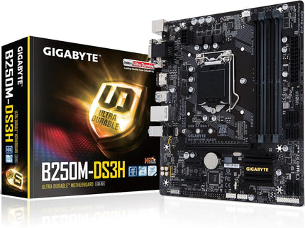 GIGABYTE GA-B250M-DS3H LGA1151 Intel Micro ATX DDR4 Motherboard