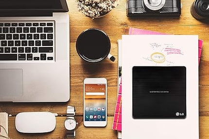 LG GP60NB50 External Ultra Slim Portable DVDRW Black