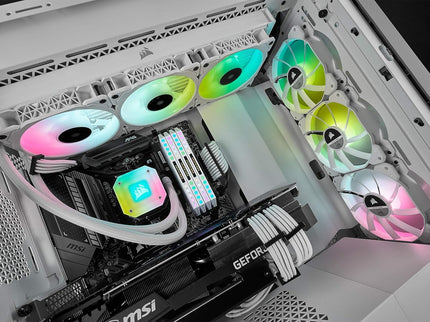 Corsair iCUE H150i Elite Capellix Liquid CPU Cooler - White