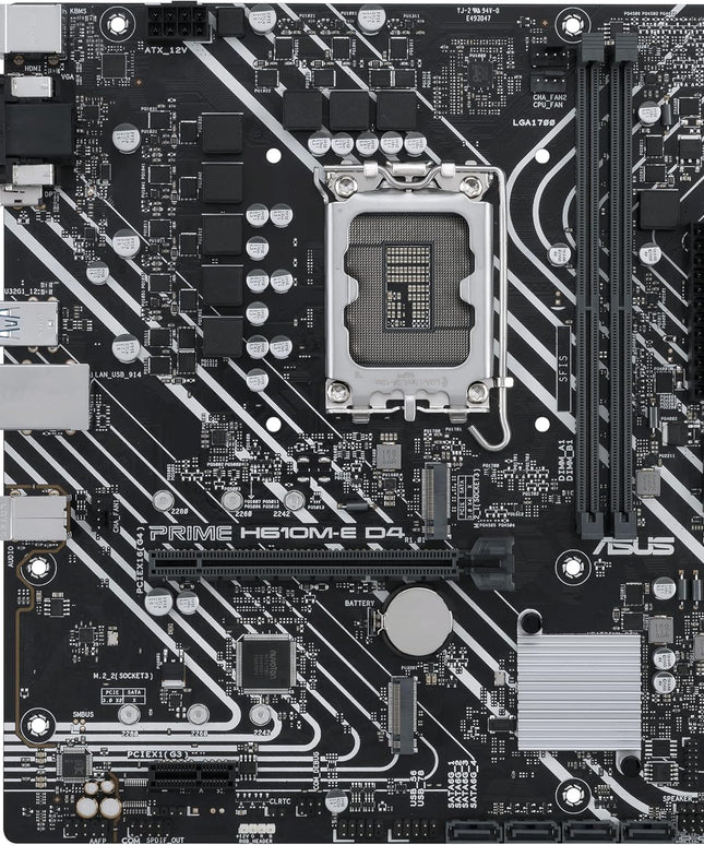 Asus Prime H610M-E D4-CSM Desktop Motherboard