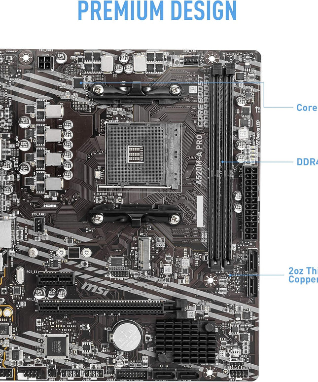 MSI A520M-A PRO V1 Gaming Motherboard