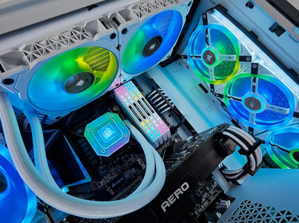 Corsair iCUE H100i Elite Capellix Liquid CPU Cooler for Desktop - White