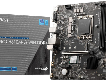 MSI PRO H610M-G WiFi DDR4 ProSeries Motherboard