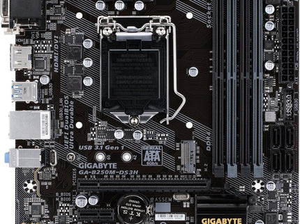 GIGABYTE GA-B250M-DS3H LGA1151 Intel Micro ATX DDR4 Motherboard