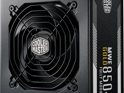 Cooler Master MWE Gold 850 V2 Full Modular, 850W, 80+ Gold Efficiency, 2 EPS Connectors, 120mm HDB Fan, Semi-fanless Operation, 5 Year Warranty