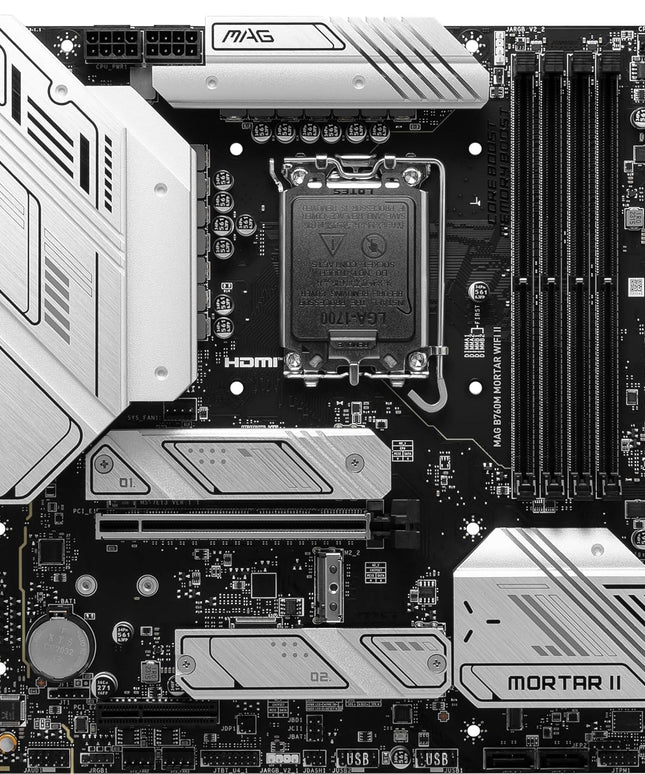 MSI MAG B760M Mortar WiFi II Gaming Motherboard