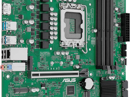 ASUS Pro Q870M-C-CSM Micro-ATX mATX Q870 Business Motherboard