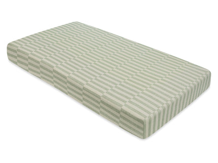 T30535,Babyletto,Moss Stripe Muslin Crib Sheet in GOTS Certified Organic Cotton