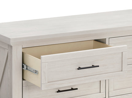B14516WDF,Monogram by Namesake,Emory Farmhouse 6-Drawer Dresser in White Driftwood