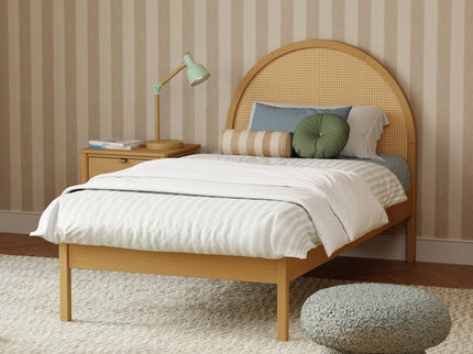 M25969HYNC,Babyletto Kids,Bondi Cane Twin Bed in Honey