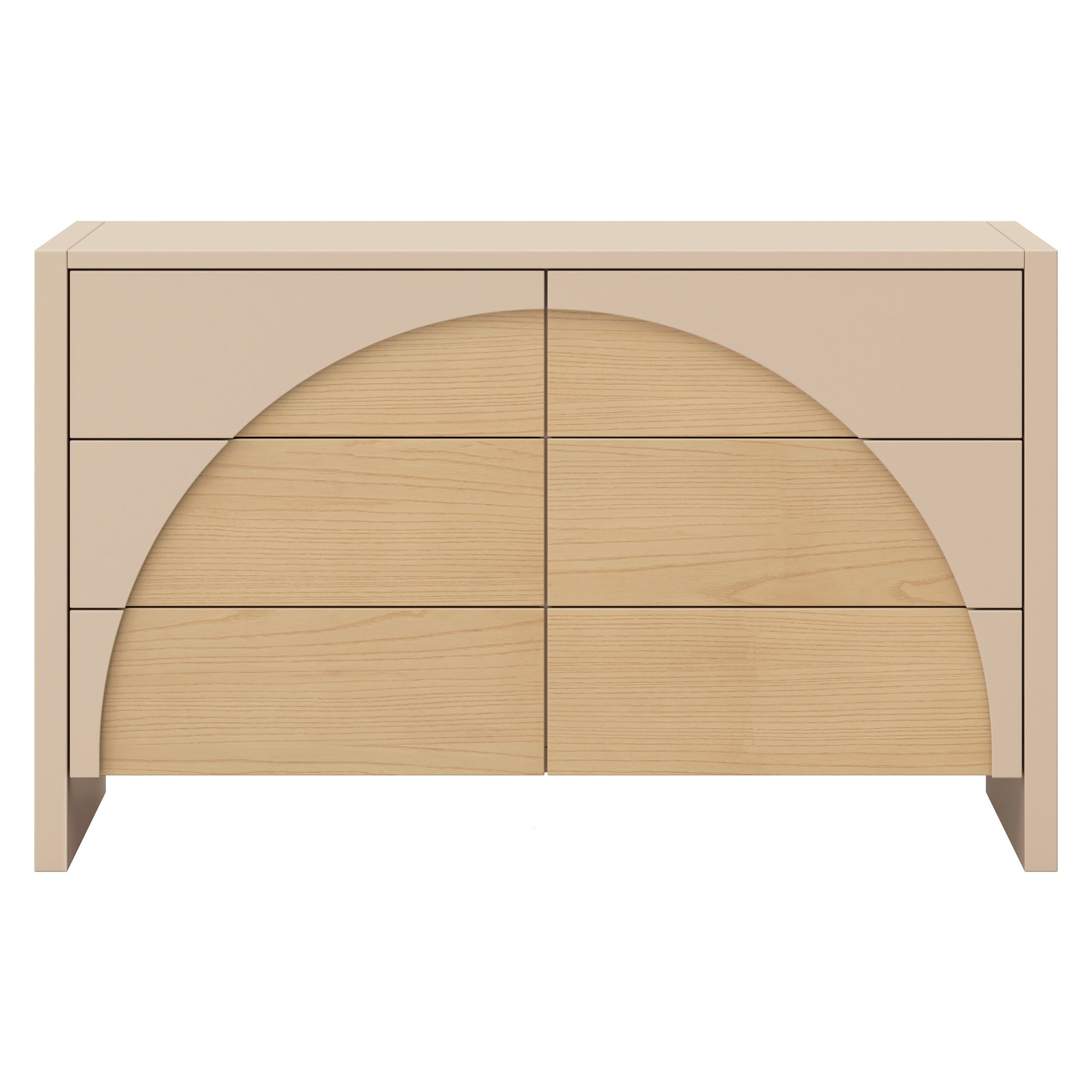 M30216TPESH,Babyletto,Moab 6-Drawer Assembled Dresser in Taupe/Ash