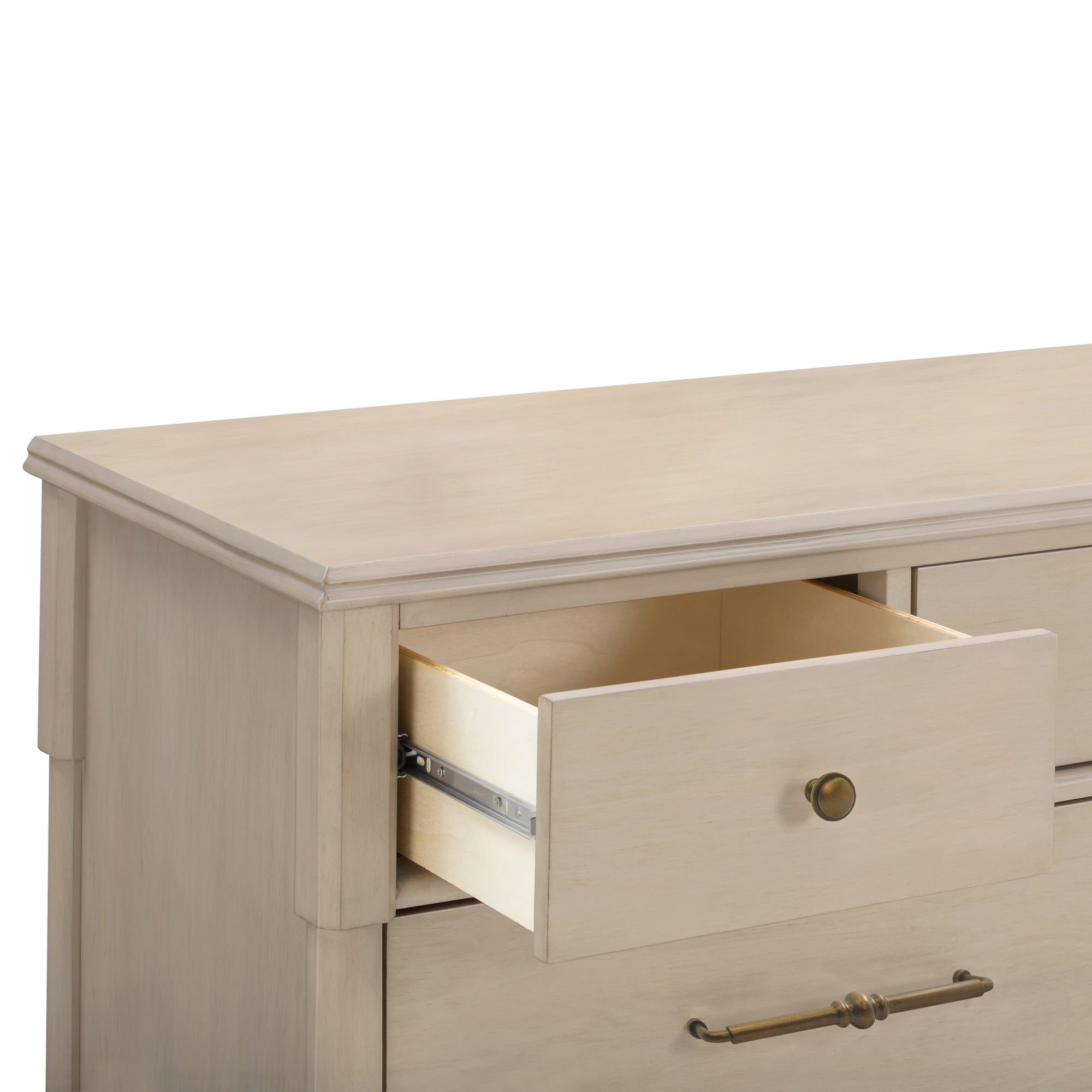 M31416WP,Namesake,Alouette 7-Drawer Assembled Dresser in Washed Pine